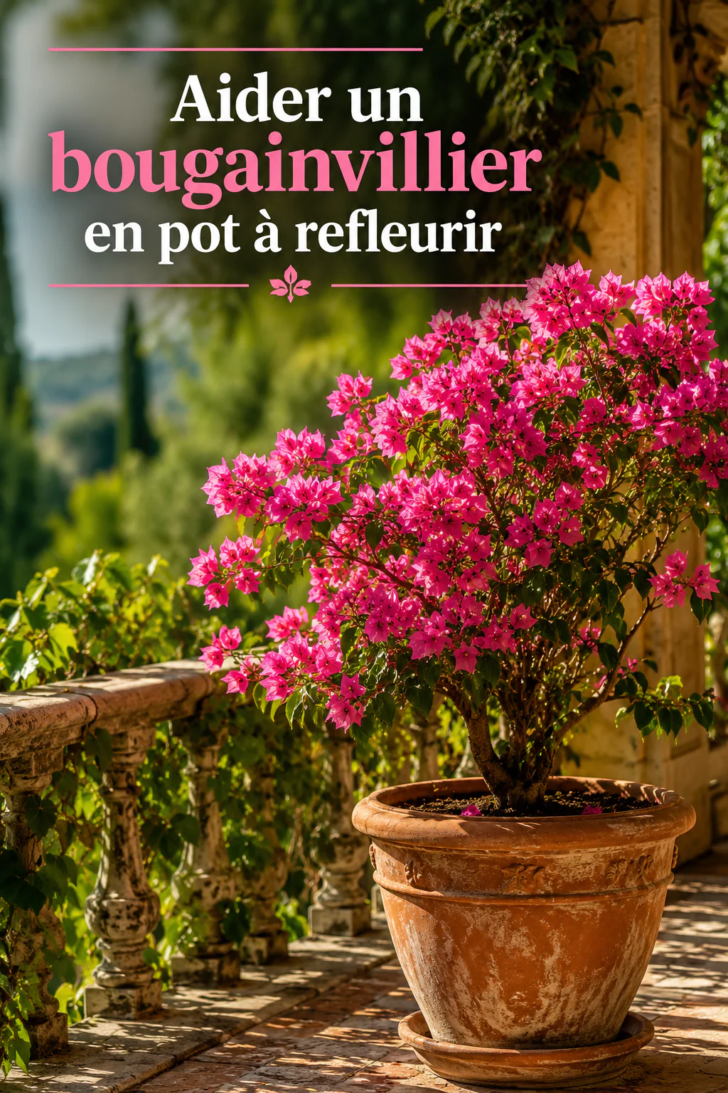 Aider un bougainvillier en pot à refleurir
