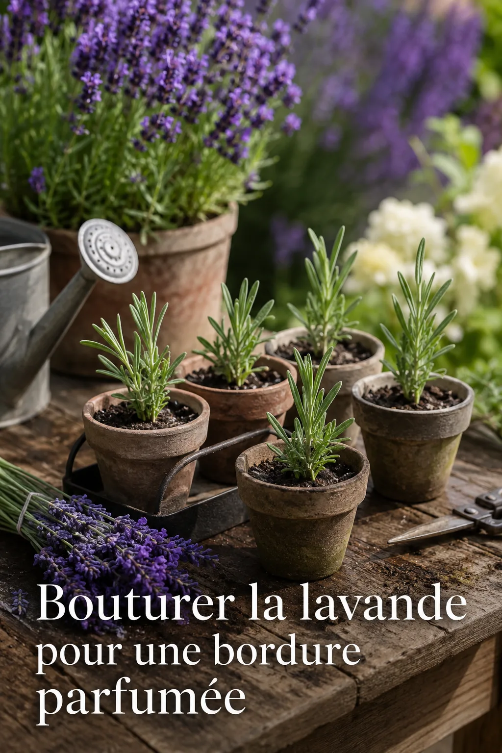 Image titre bouturer la lavande pour une bordure parfumée