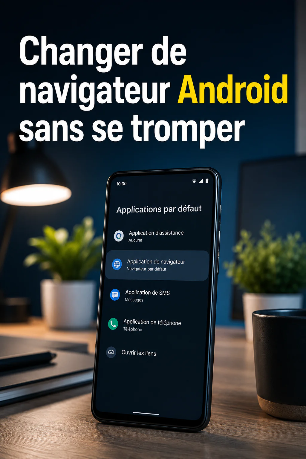 Visuel Pinterest changer de navigateur Android sans se tromper