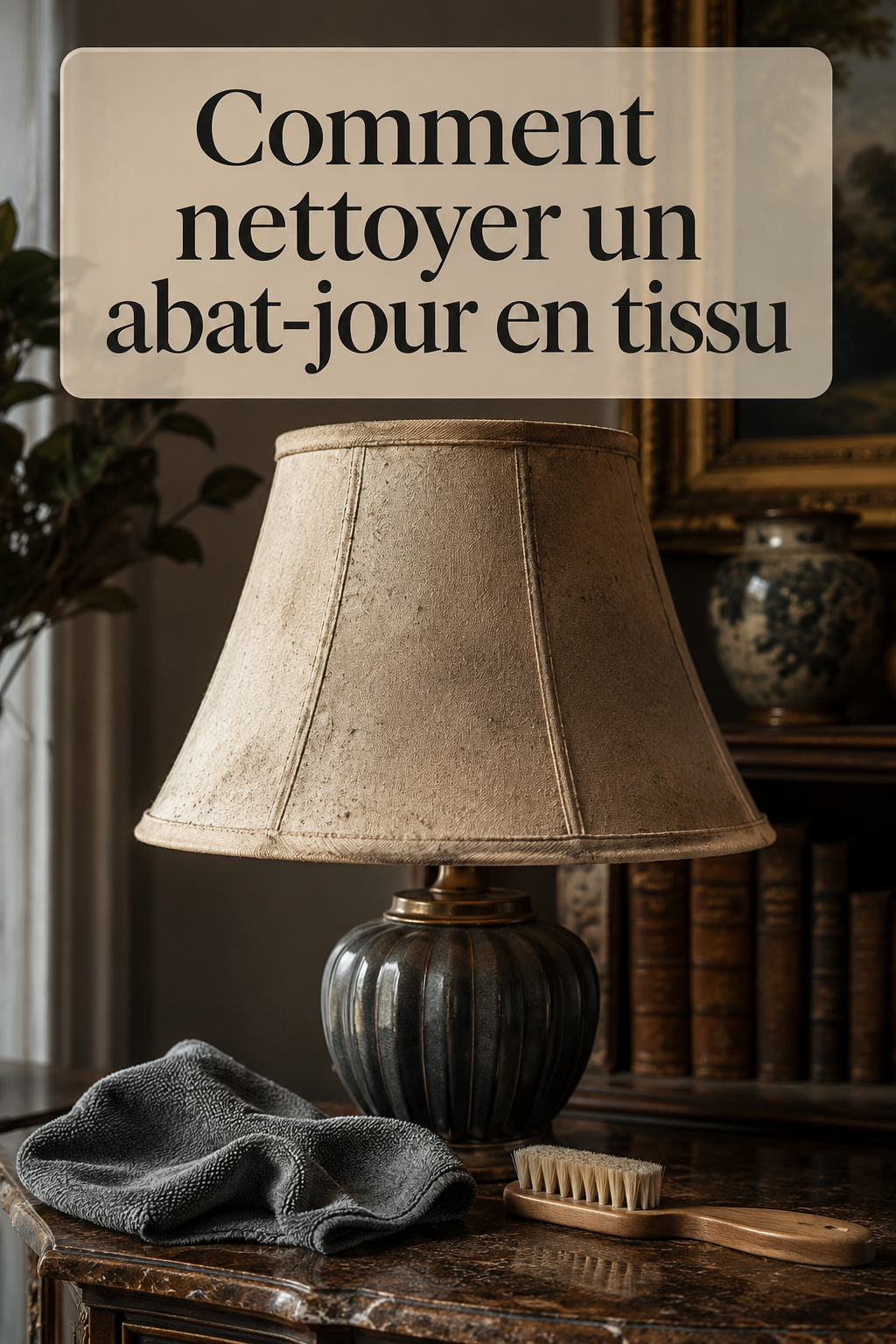 Comment nettoyer un abat-jour en tissu