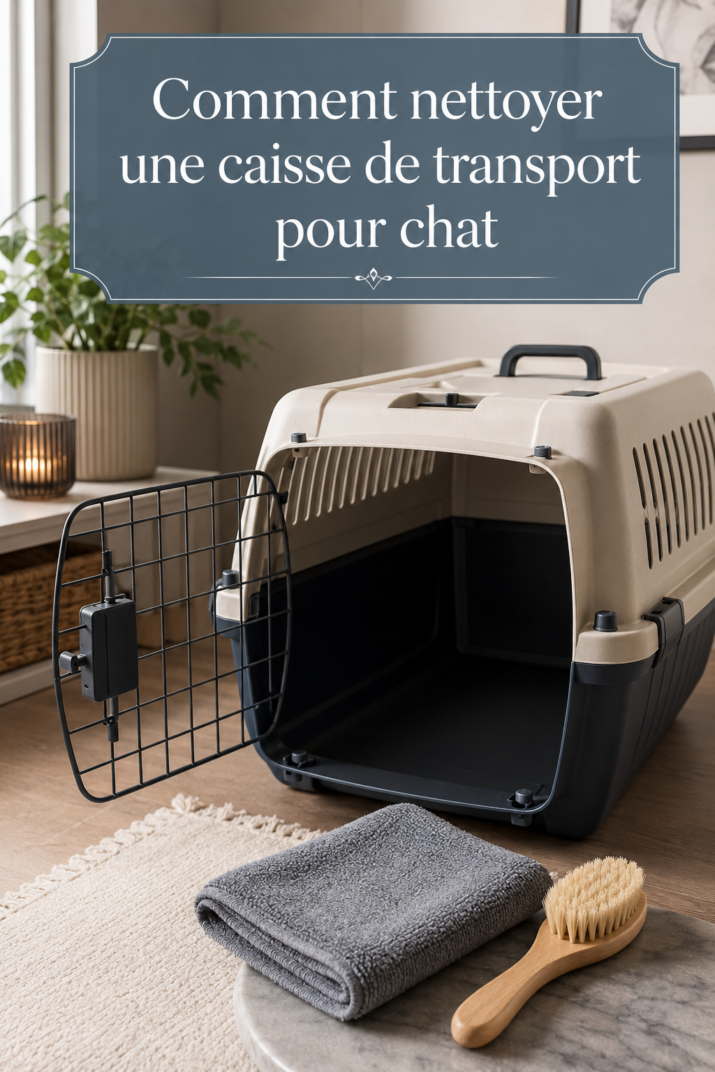 Comment nettoyer une caisse de transport pour chat