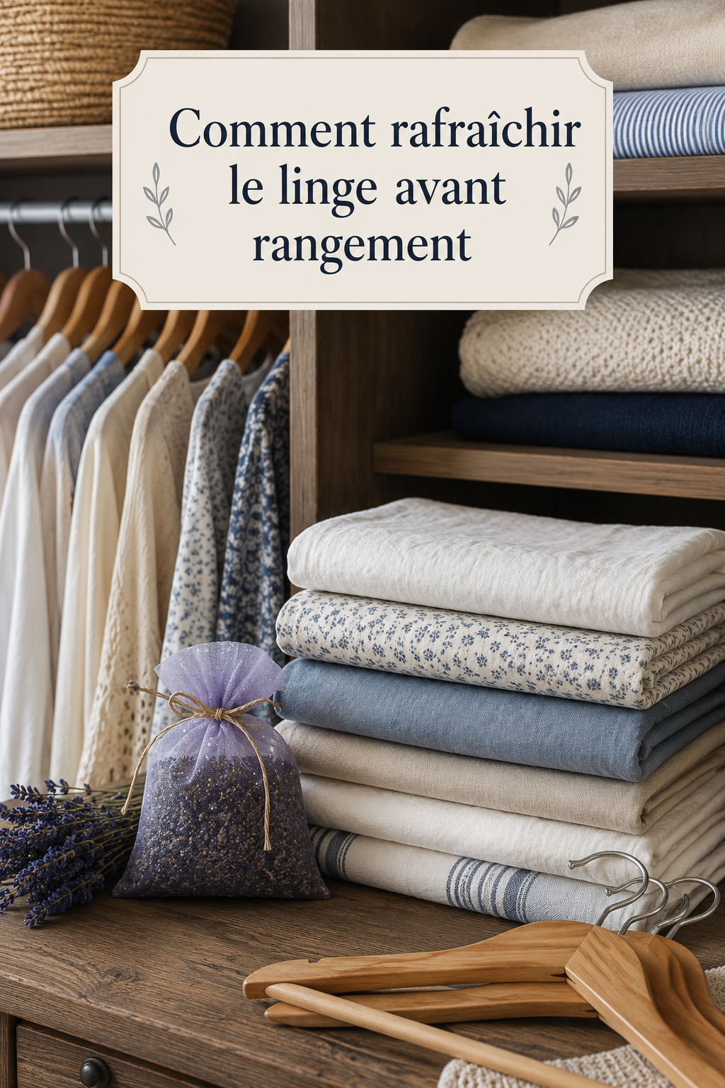 Comment rafraîchir le linge avant rangement