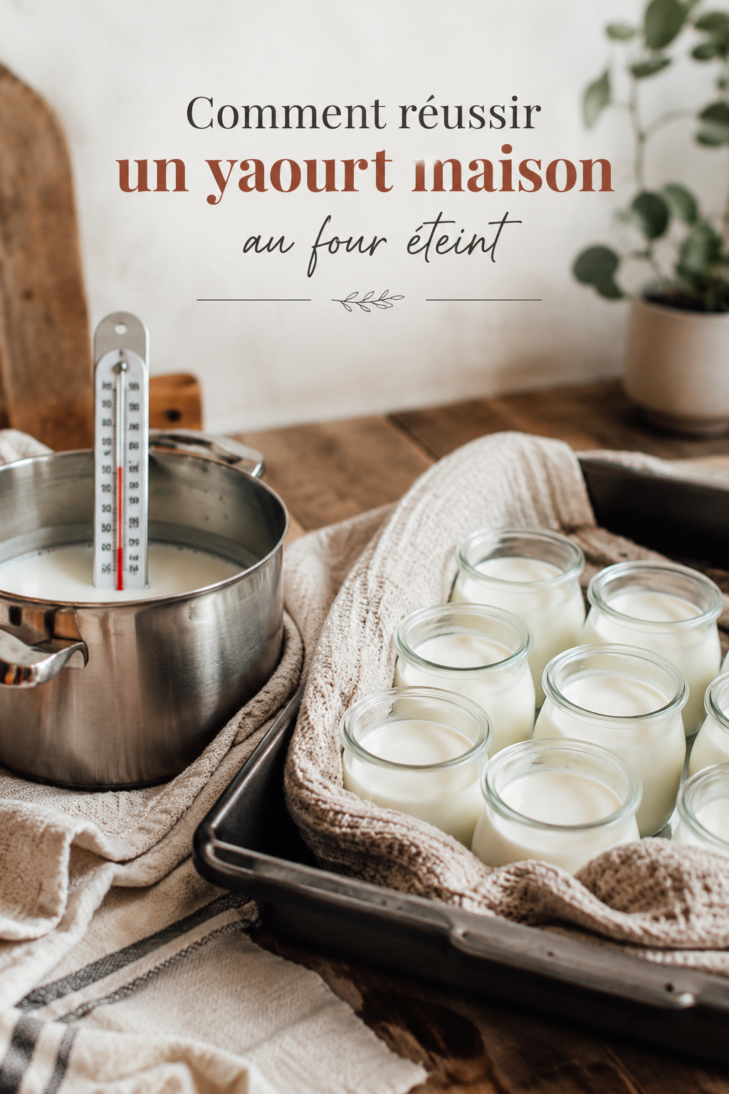Comment réussir un yaourt maison au four éteint