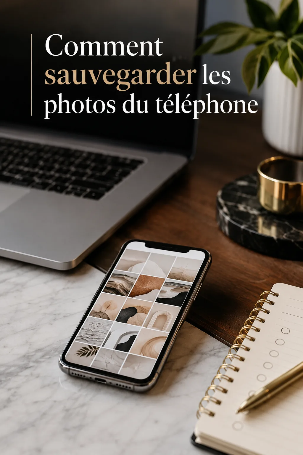 Image titre Pinterest sur la sauvegarde des photos du téléphone