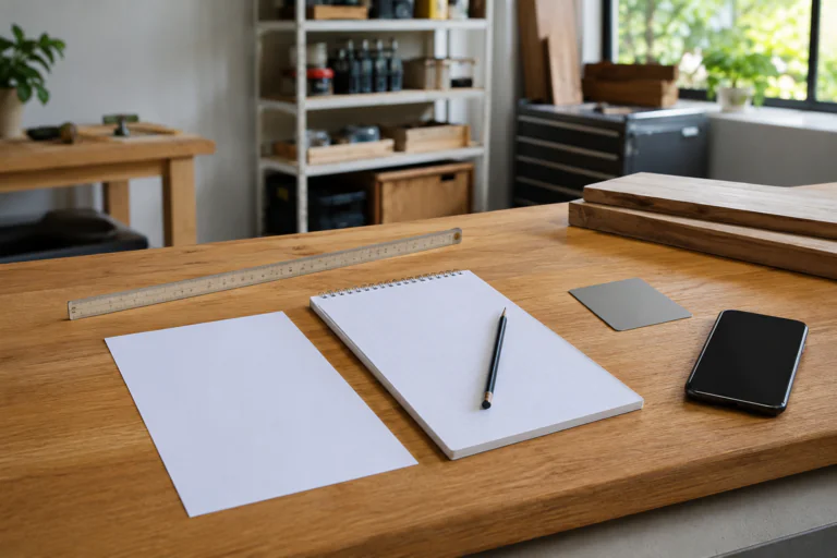 Objets du quotidien utilisés comme repères pour mesurer sans mètre
