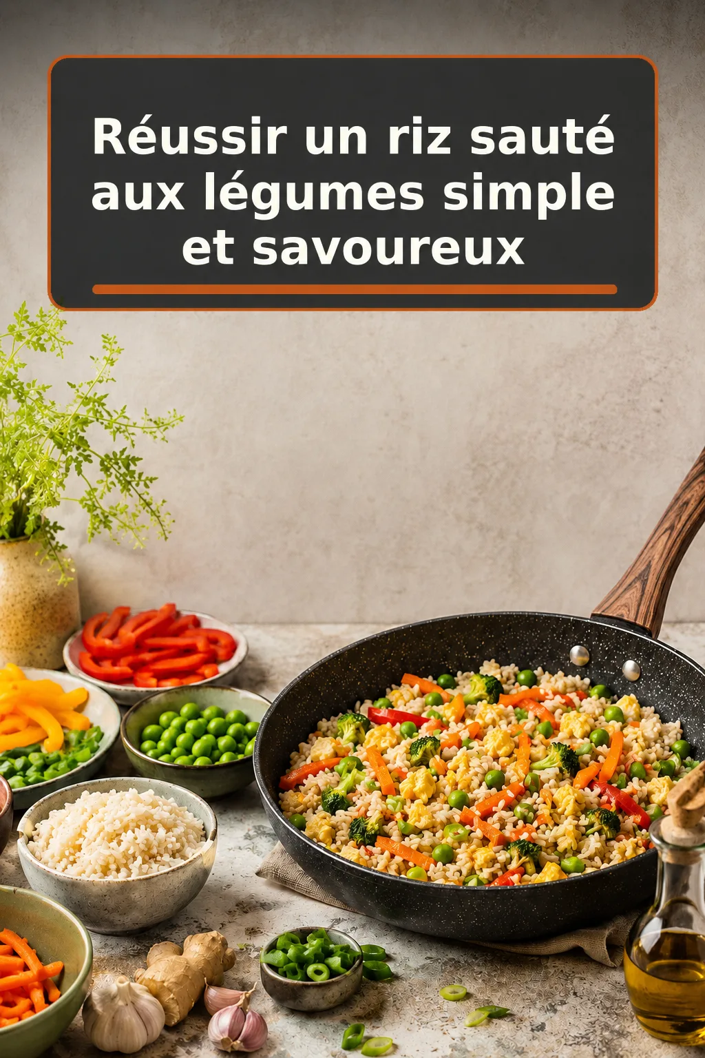 Réussir un riz sauté aux légumes simple et savoureux