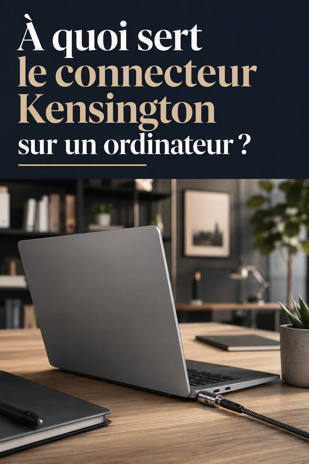 Visuel titre sur l’utilité du connecteur Kensington d’un ordinateur