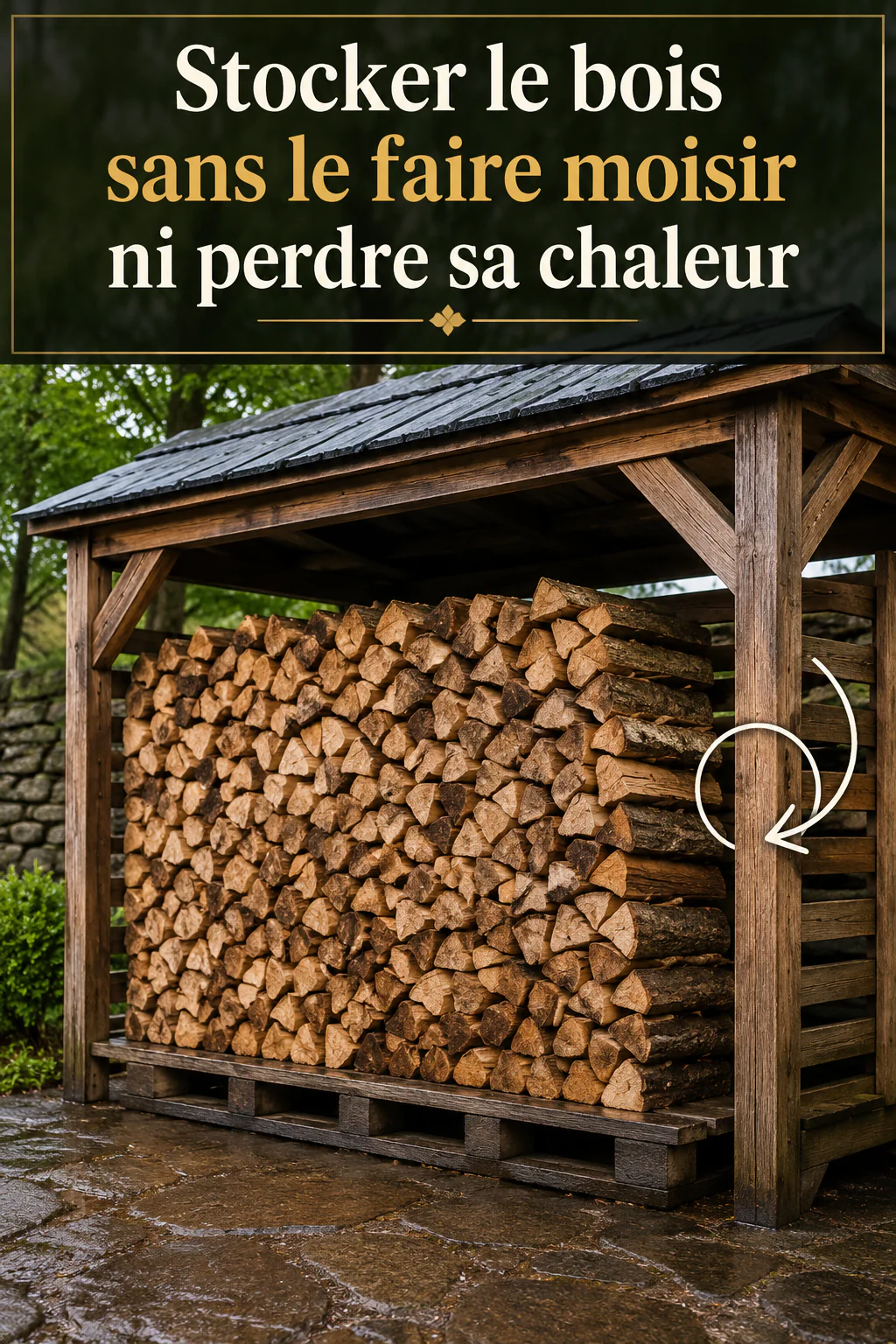 Image titre Stocker le bois sans le faire moisir ni perdre sa chaleur