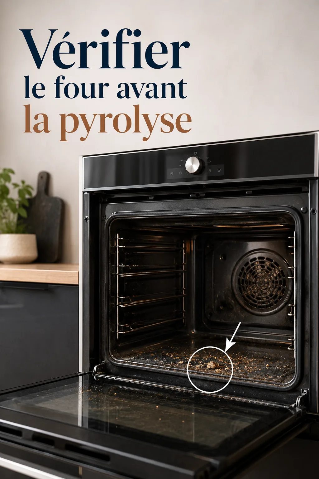 Image Pinterest Vérifier le four avant la pyrolyse