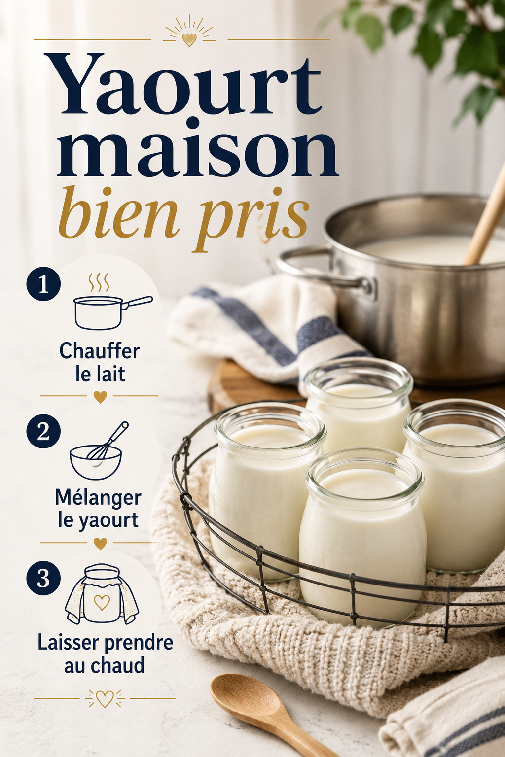 Étapes simples pour réussir un yaourt maison au four éteint