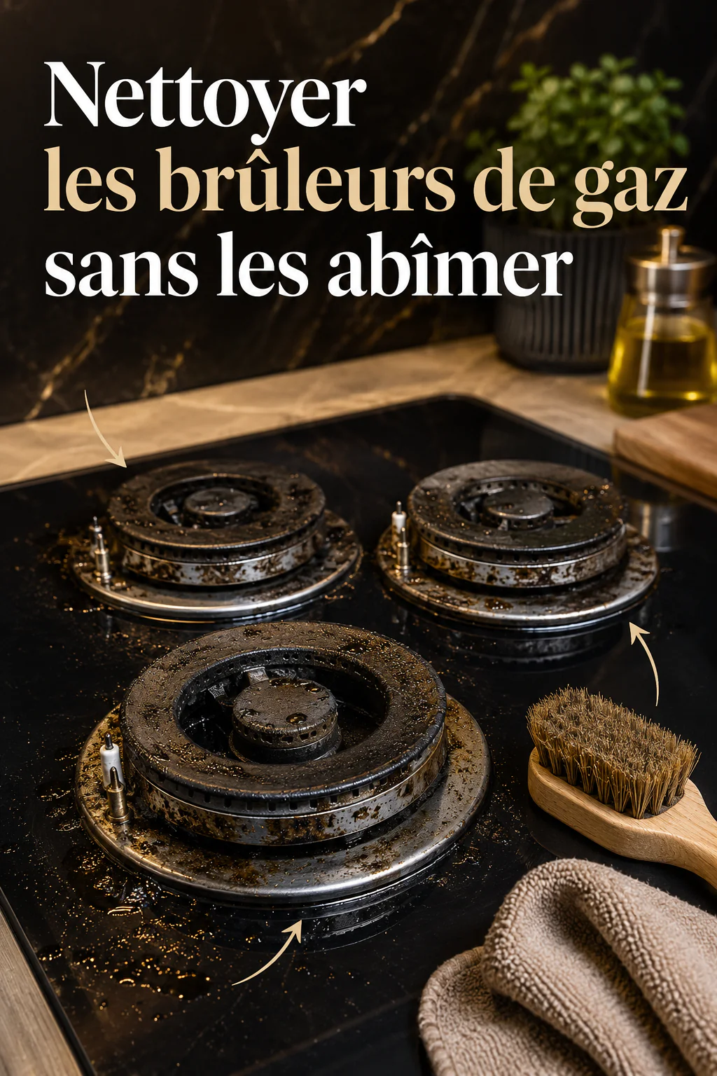 Nettoyer les brûleurs de gaz sans les abîmer
